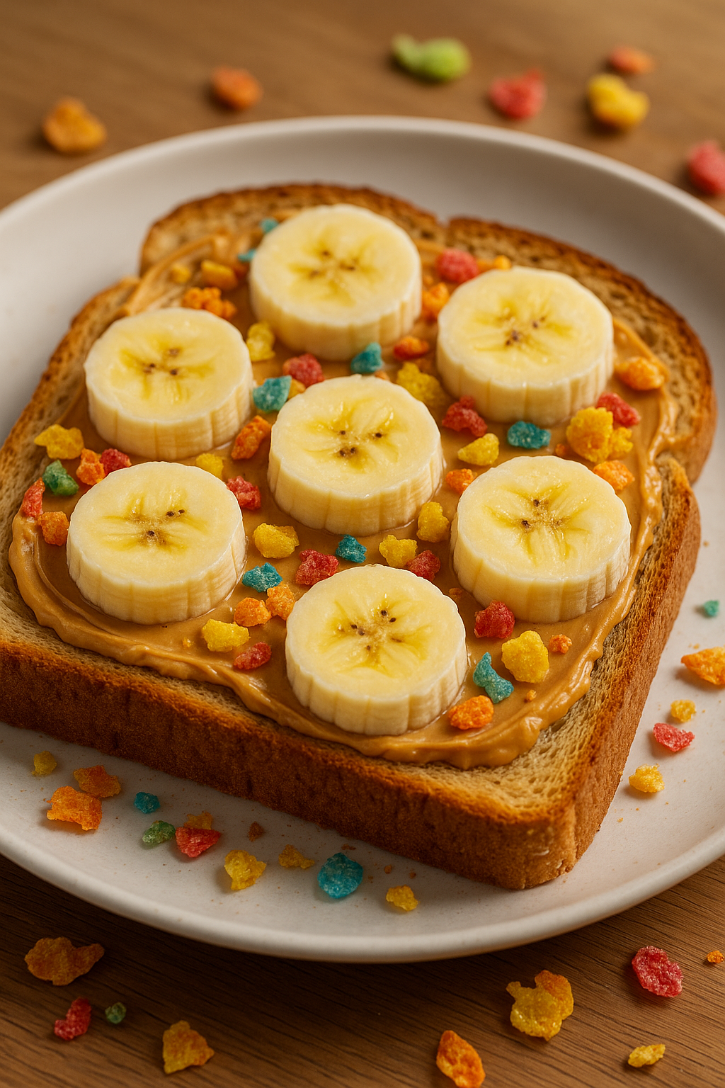 Peanut Butter Banana Bong Toast